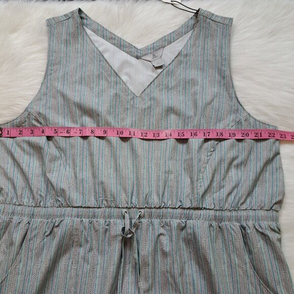 Ascend NEW Striped Athletic Midi Dress Size XXL - Picture 10 of 11